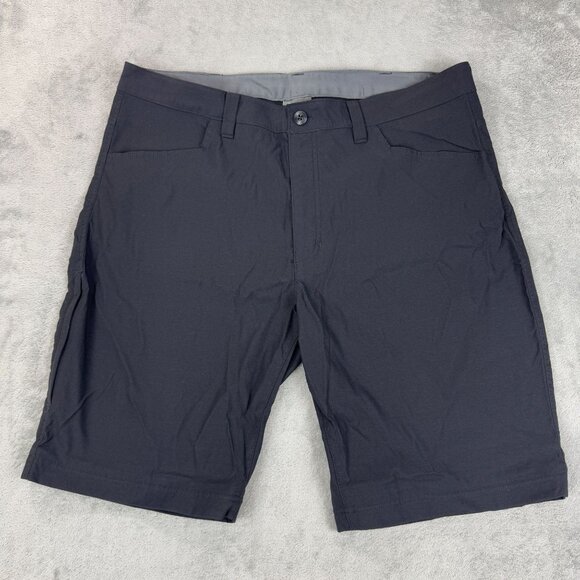 Eddie Bauer Tech Shorts Mens Stretch Hiking Trail Active Lightweight Black 40" - Picture 1 of 8